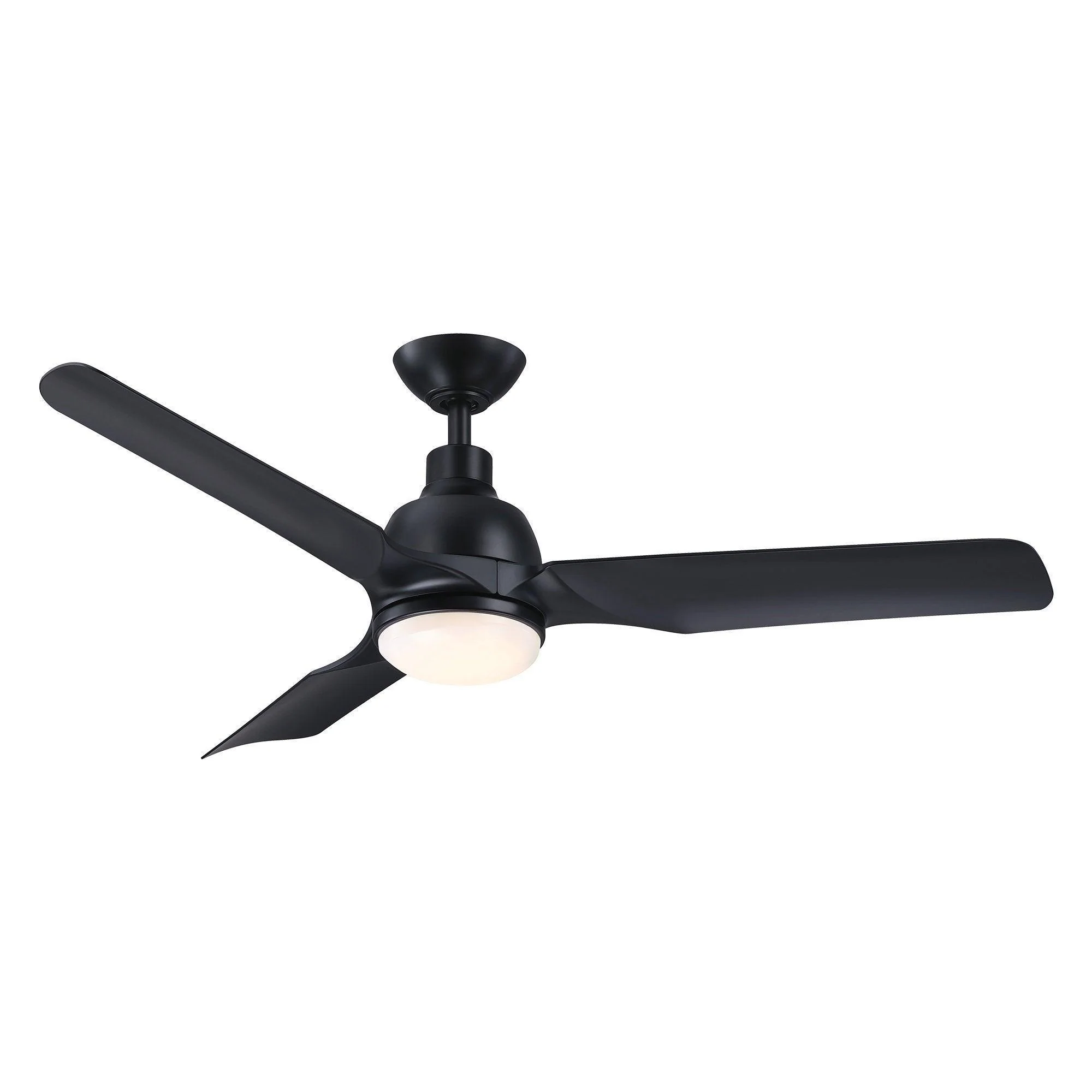 Parrot Uncle 52-Inch Cason Industrial Downrod Mount Reversible Ceiling Fan with LED Lighting and Remote Control (BBLAB011A)