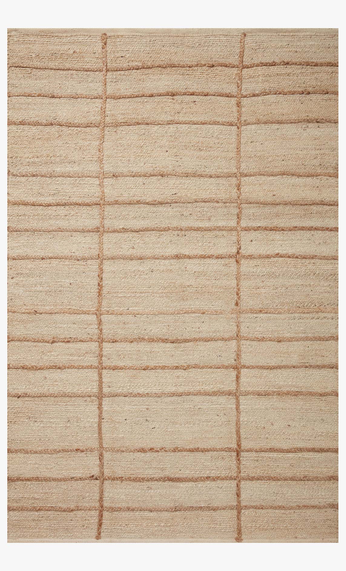 Loloi II Bodhi Collection - Contemporary Hand Woven Rug in Ivory & Natural (BOD-04)