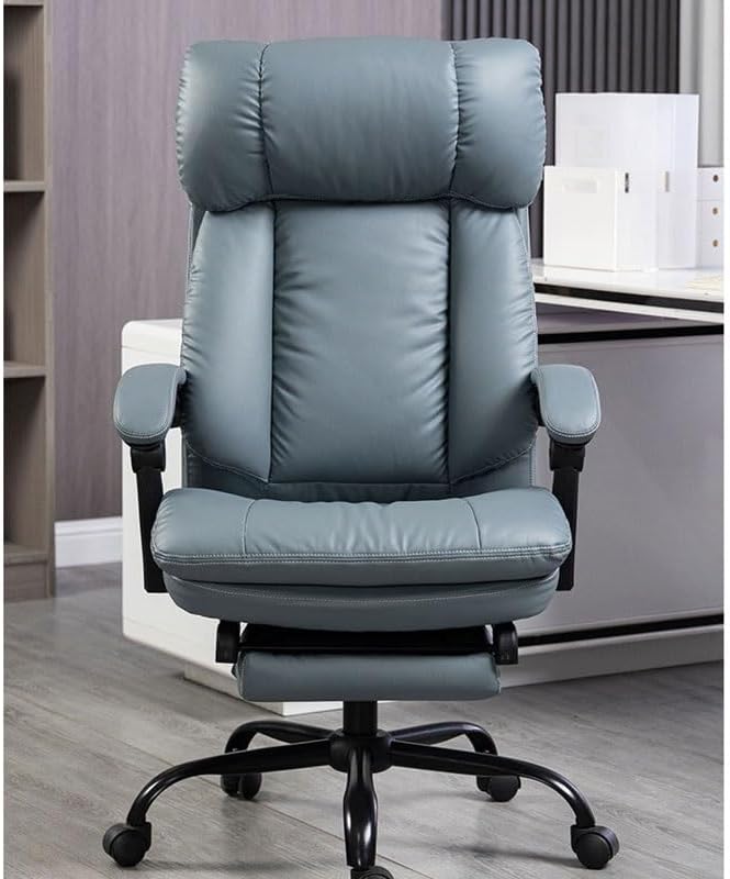 Office Chair Can Lie Down Computer Stool Ergonomics Back Support Simple Furniture Linkage Armrest Sponge Cushion (D As Shown)