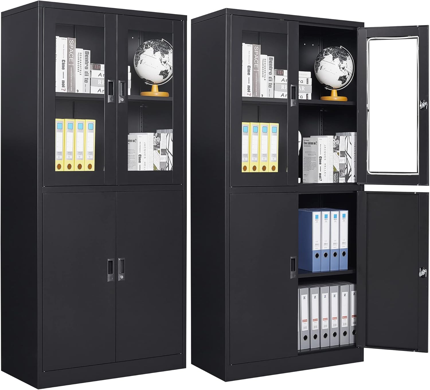 Letaya Storage Cabinet with Doors and Shelves,71