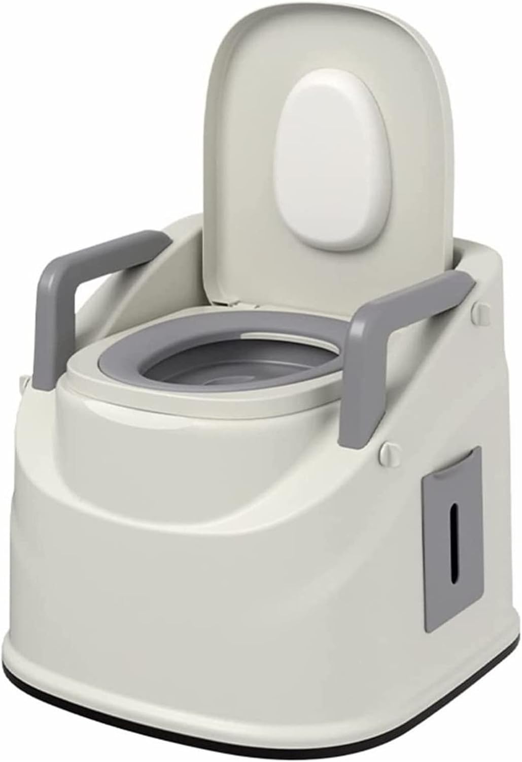 Bedside Commode Bariatric, 3 in 1 Commode Chair Sturdy and Beautiful Adult Potty Chair Portable Toilets for Home Use Suitable for Special Body Types White