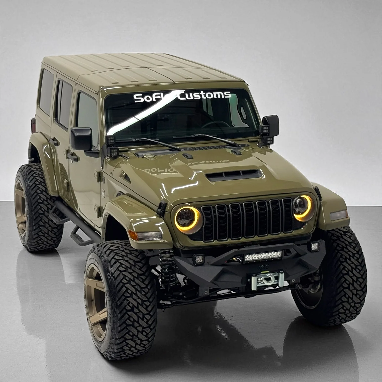 Jeep Wrangler Front Bumper Stubby 2018-2026
