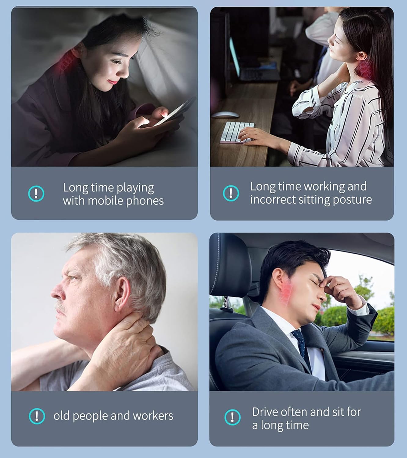 Inflatable Cervical Neck Traction Adjustable Neck Stretcher Collar Stretching Correction Therapy Neck Care Health Care for Home Pain Treatment Spinal Decompression Collar