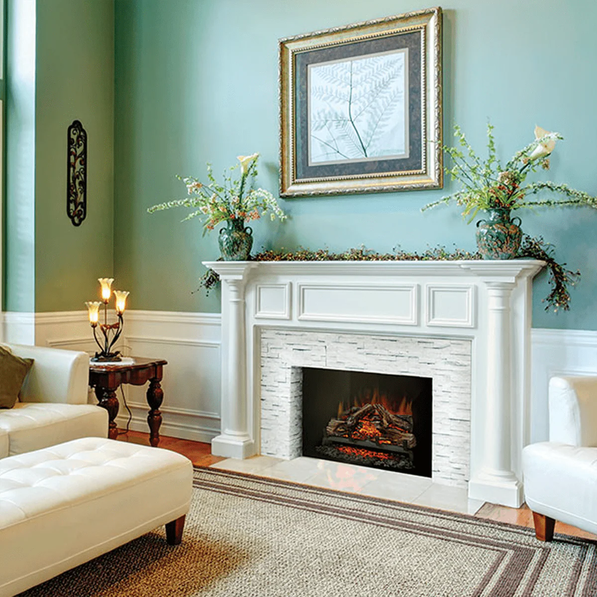 Napoleon Woodland Electric Fireplace Insert/Log Set