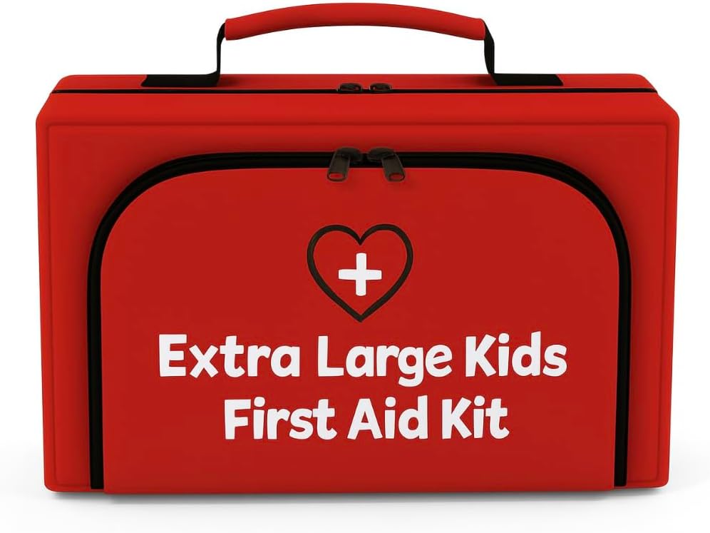 Family First Aid & CPR Kit - Emergency Medical Kit for The Entire Family, Child, Kids, and Youth. Perfect for Camping, Travel, Car, Hiking, Sports, Outdoor, and Home - First Aid Guide Life Safety Pro