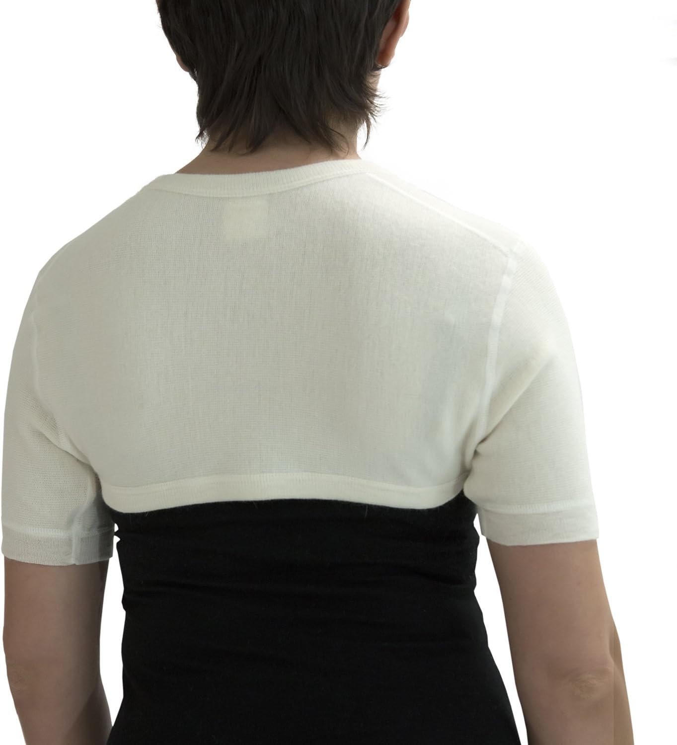 MAXAR Angora Upper Back and Shoulder Warming Support Brace Wrap, L