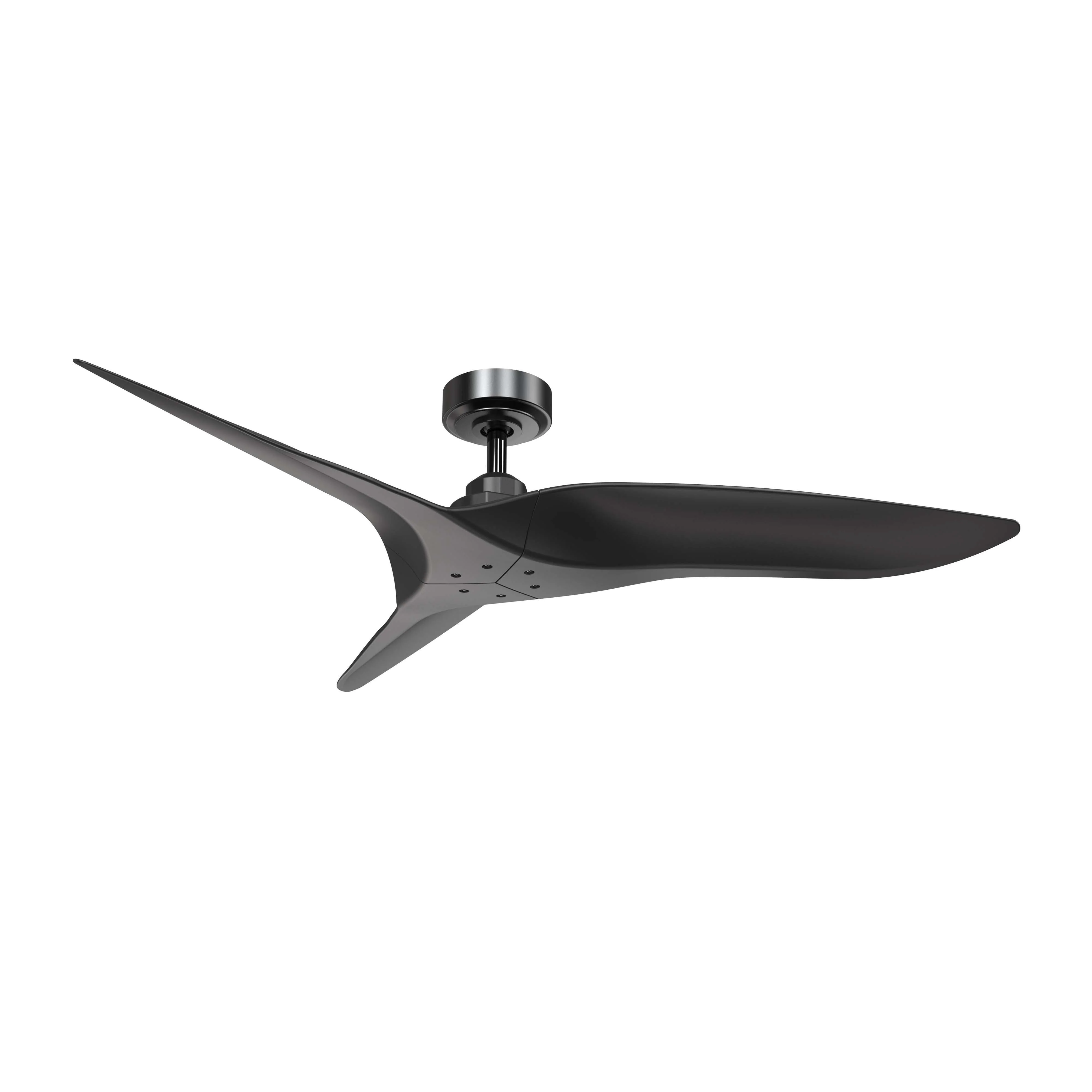 Parrot Uncle 52-Inch Punjab Industrial DC Motor Downrod Mount Reversible Ceiling Fan with Remote Control