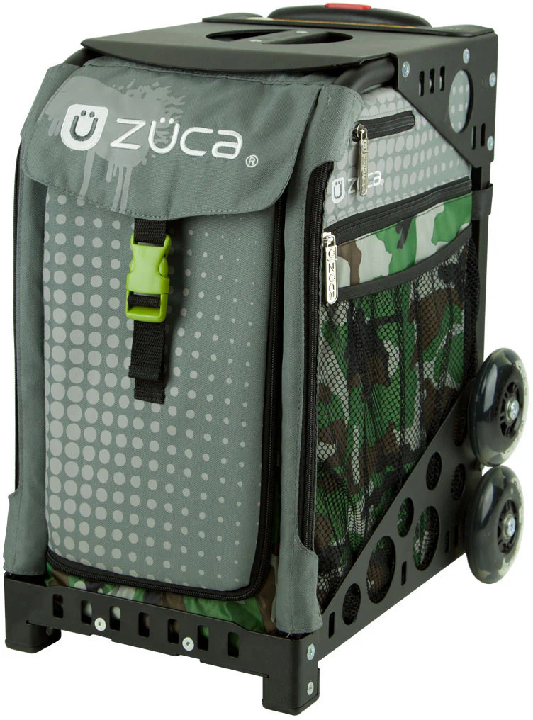Zuca Paintball Insert Bag & Sport Frame (Black) w/ Plain Wheels