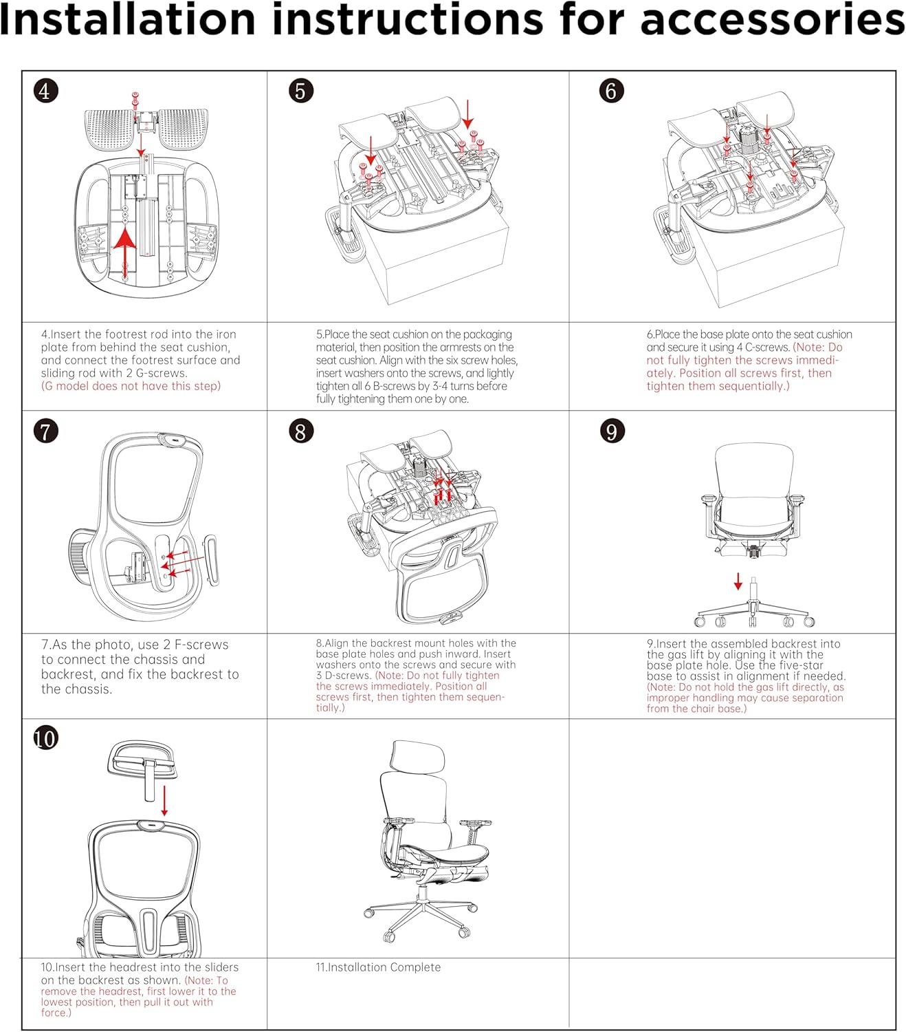 Hbada P2 Ergonomic Office Chair, Office Chair with 3D Lumbar Support, Mesh Chairs with 3D 360° Rotation Arms, 3D Headrest & Comfortable Seat, 135° Stepless Tilt Function, Black