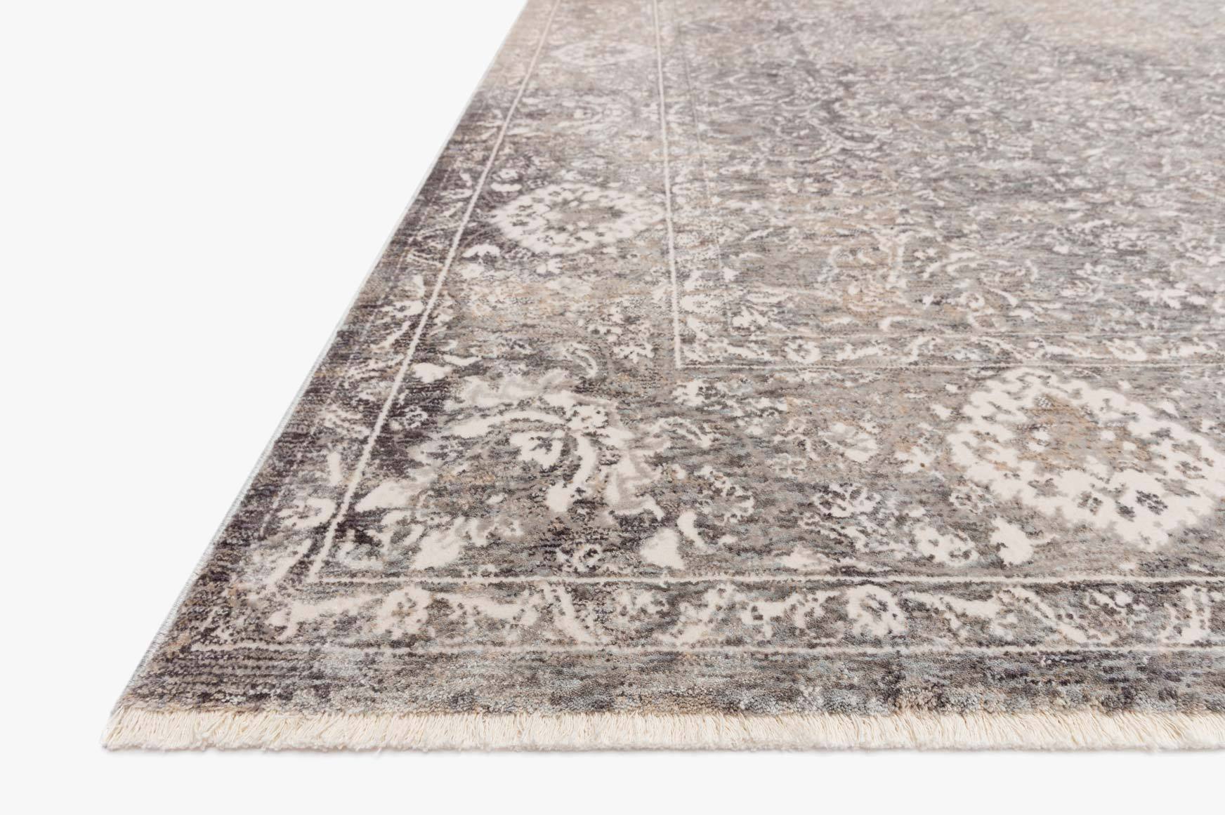 Loloi Homage Collection - Transitional Power Loomed Rug in Stone & Ivory (HOM-03)