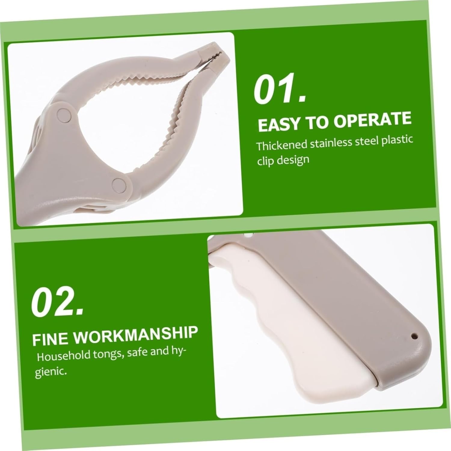 QUQUQ Trash Garbage Picker Grabber Reacher 2pcs Claw Pickup Outdoor Home Garden Cleanup Mobility Aid Pick Up Tool(120cm)