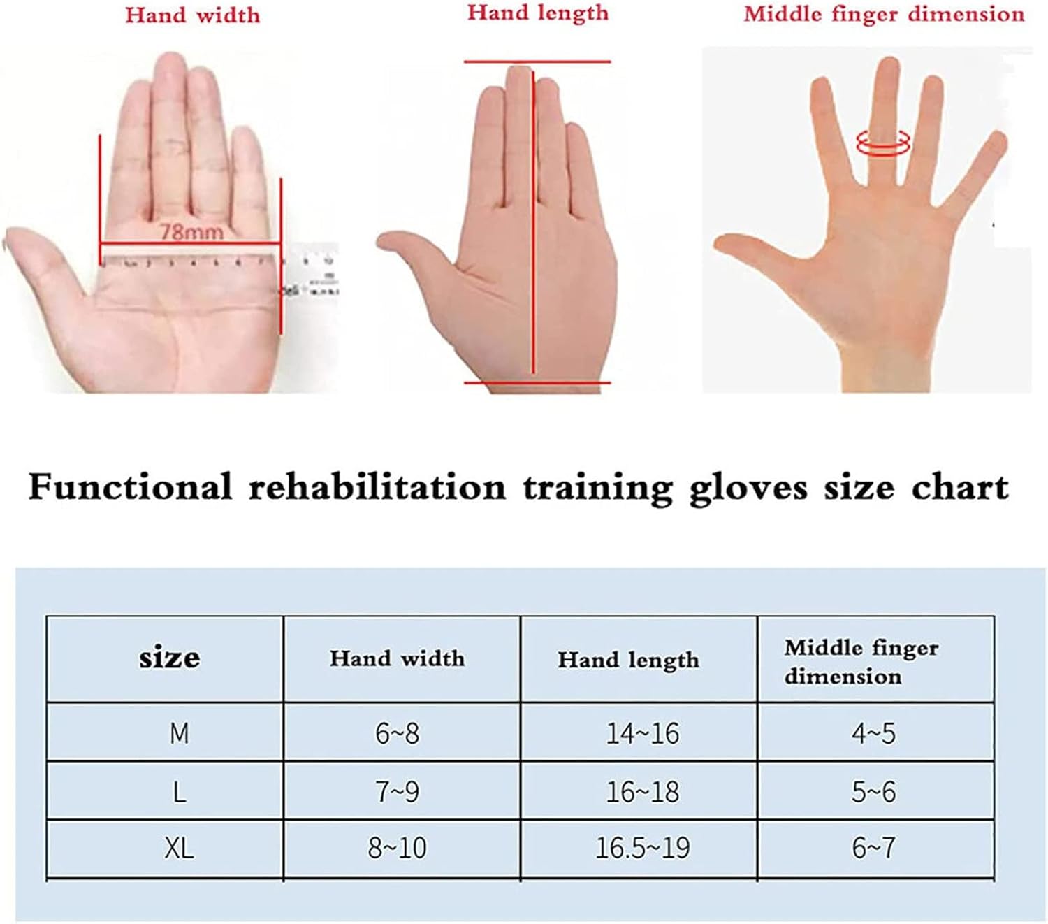 Stroke Hemiplegia Finger Rehabilitation Trainer,Rehabilitation Robot Gloves, for Hand Function Recovery,lefthand-XL
