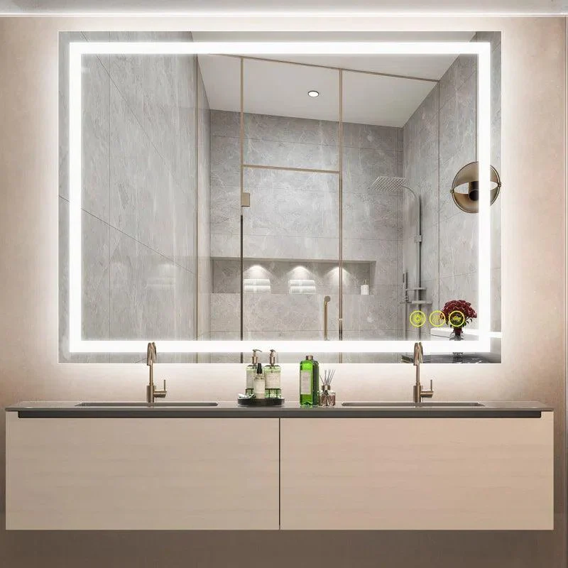 Parrot Uncle GlareGuard Anti-Fog Bathroom Led Mirror Backlit Illuminated Mirror Touch Switch Dimmable