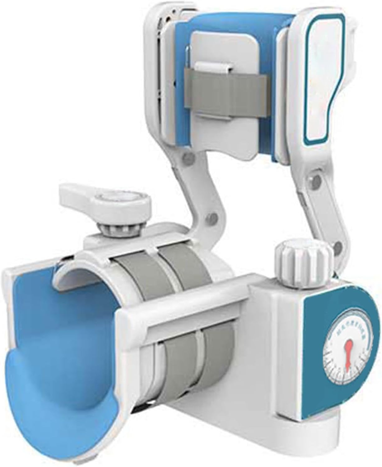 Elbow Joint Rehabilitation Device, Automatic Flexion and Extension Elbow Joint Trainer for Home Use, Double-Arm Structure for Left and Right Hand, Angle Adjustable