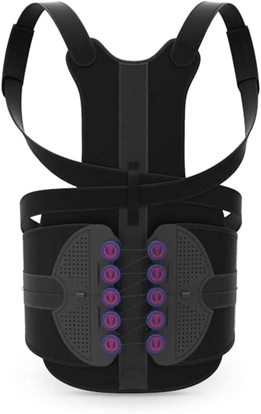 Back Brace Posture Corrector - Back Support Belt with Fully Adjustable Straps Relief Lower, Improve Posture & Provides Lumbar Support - Fit for Men & Women Relieves Pain (Size : S)