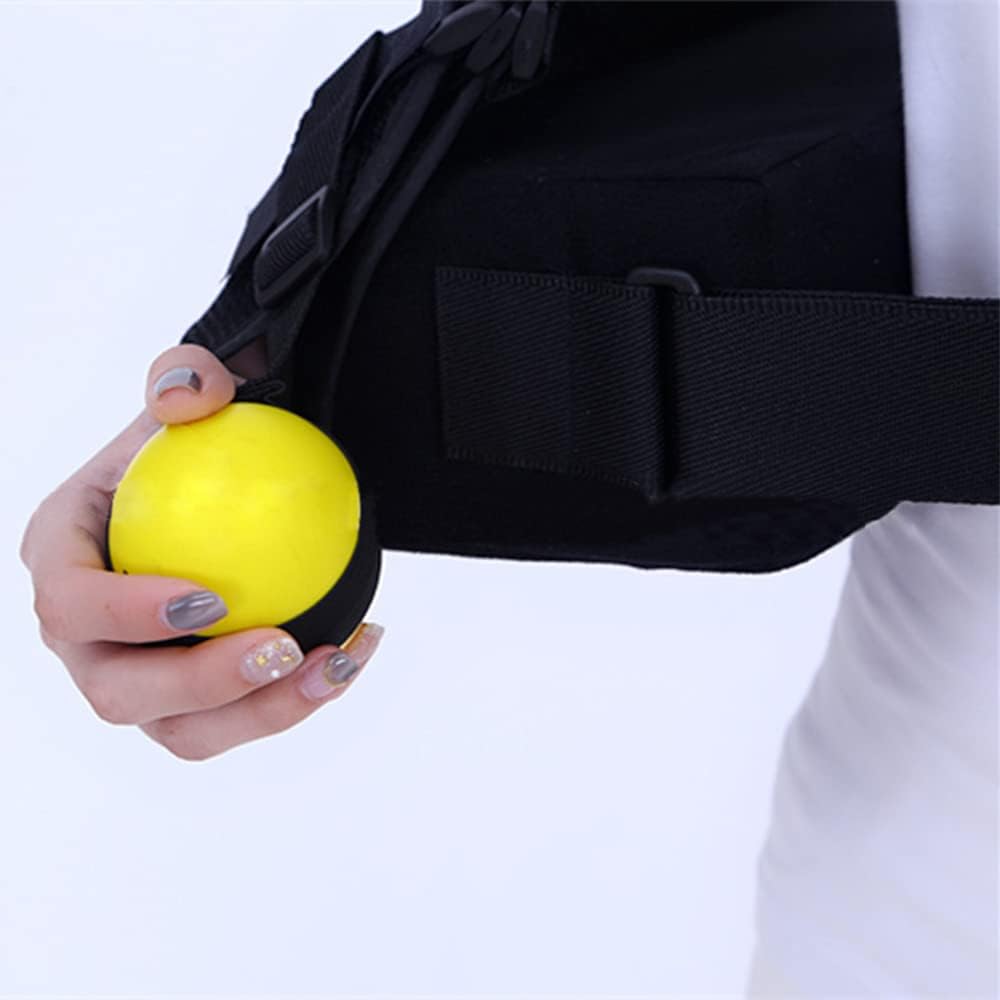 Shoulder Abduction with Pillow Adjustable Arm Sling with Armrest Cushion Pads Arm Brace Support Pain Relief,Left