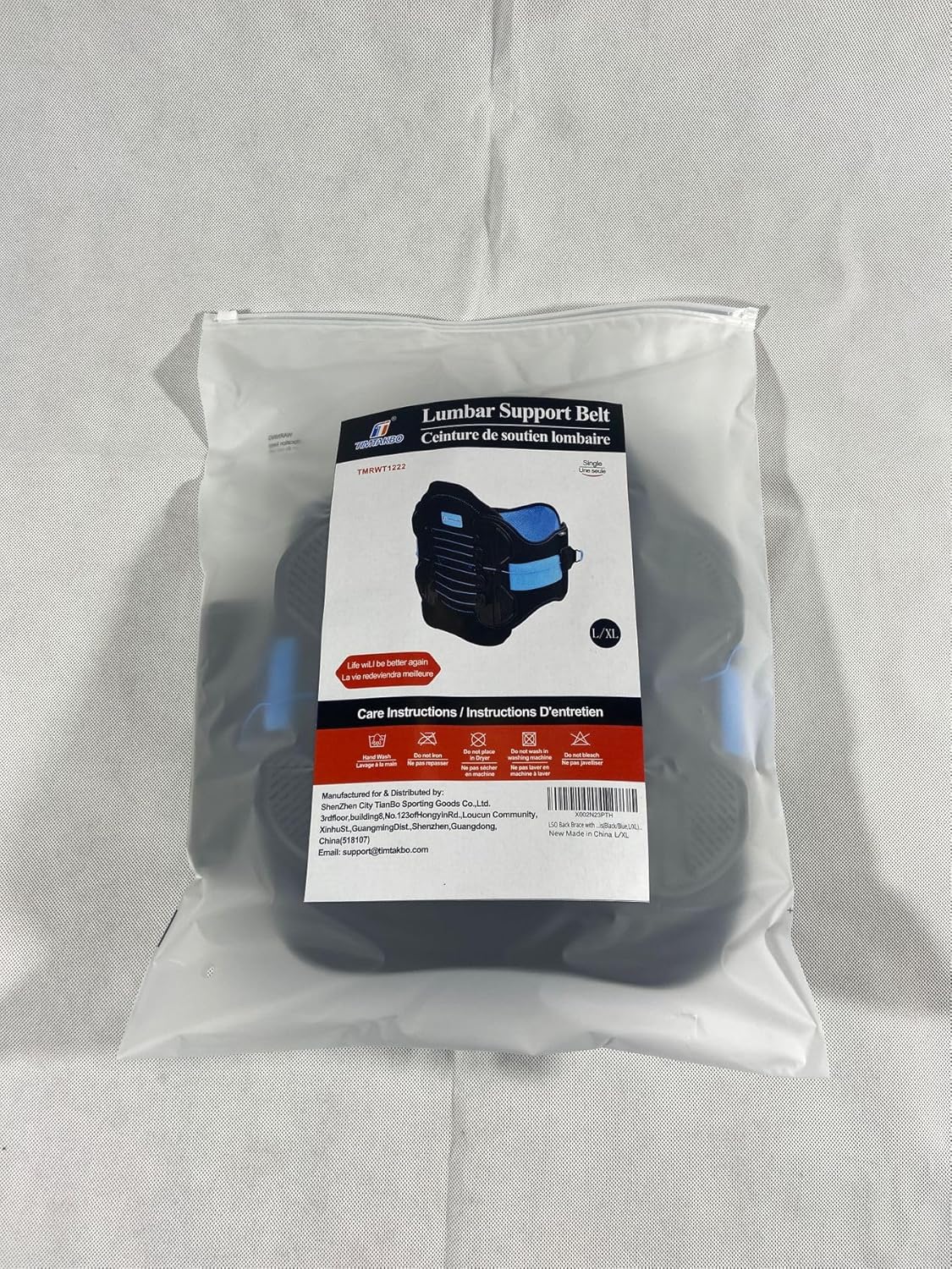 LSO Back Brace with Maximum Decompression Plate&Adjustable Arch Back SupportDual Pulley System Lumbar Support Belt for Herniated Disc Pain ReliefSpine StenosisSciaticaScoliosis(L XL fit belly 35 47 )