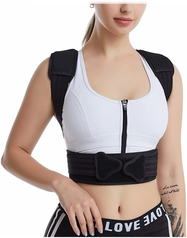 Adjustable Posture Corrector Corset Back Brace Back Belt Lumbar Support Straight Support Belt Anti-Hunchback(XL Code)