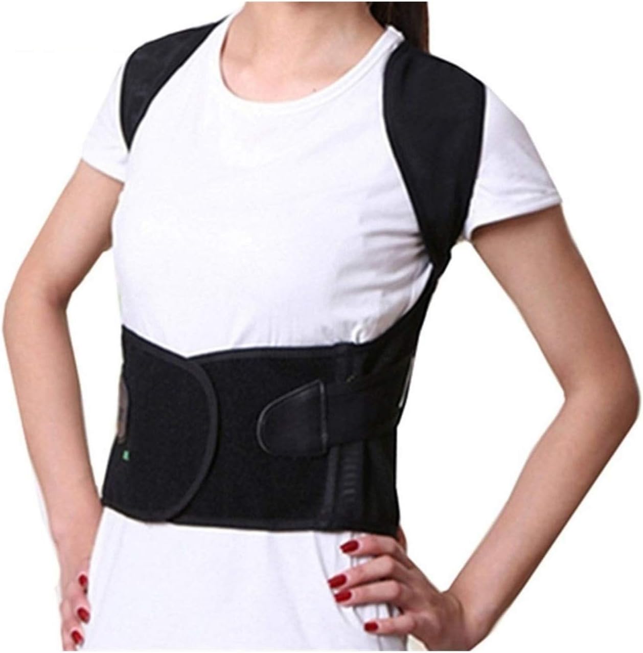 Unisex Back Shoulder Posture Corrector Support Straighten Brace Belt Orthopaedic Adjustable Health Care,L