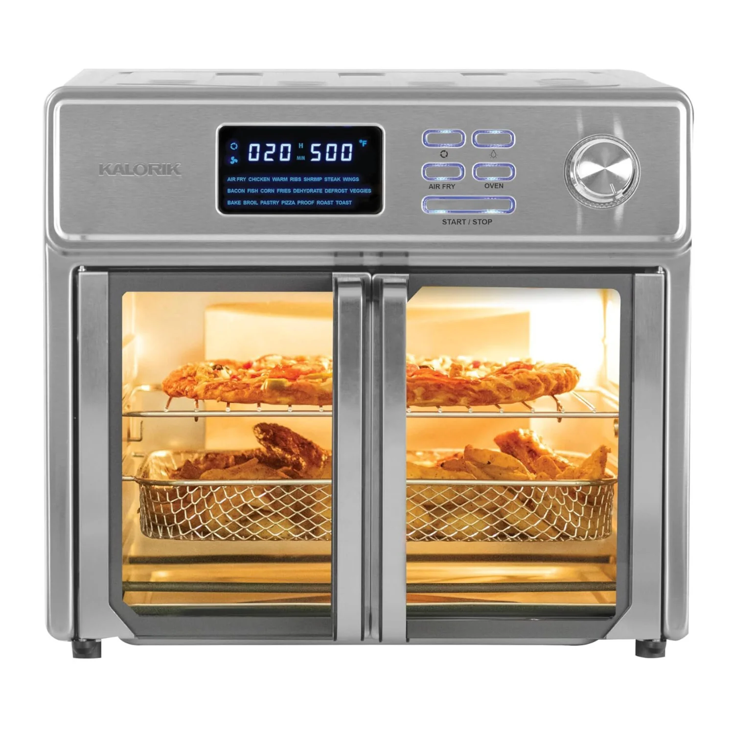Kalorik MAXX 26 Quart Air Fryer Oven 10-in-1 Countertop Toaster Oven Combo