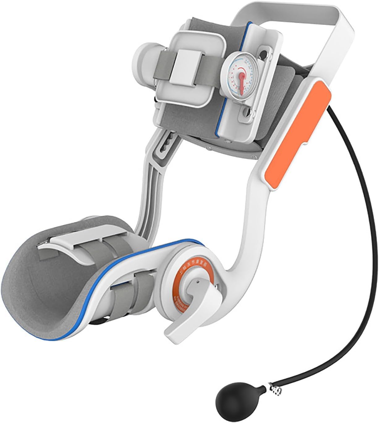 Brace Elbow Joint Rehabilitation Device, Elbow Stretching Trainer with Air Bag Pressurization and Angle Dial, Adjustable -15° to 150° Angle, for Stroke Hemiplegia Patients