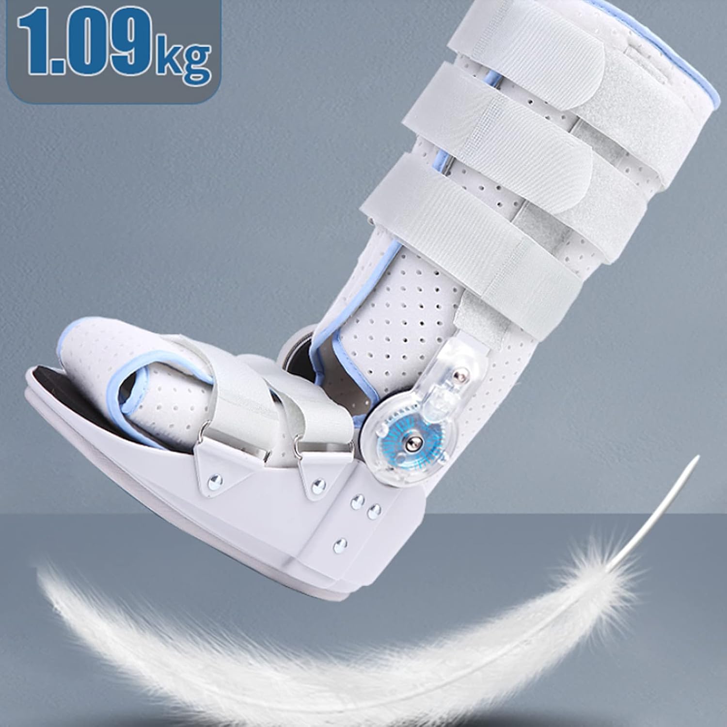 Walking Boot Fixed Ankle Brace Strap Support Foot Orthosis Plantar Splint Brace Thick Sole Shock Absorption (