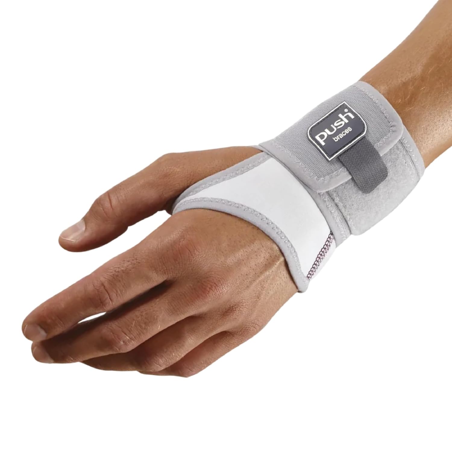 PUSH Care Wrist Brace - Provides Adjustable Wrist Compression, Thumb Loop for Position Retention (Right Size 3)