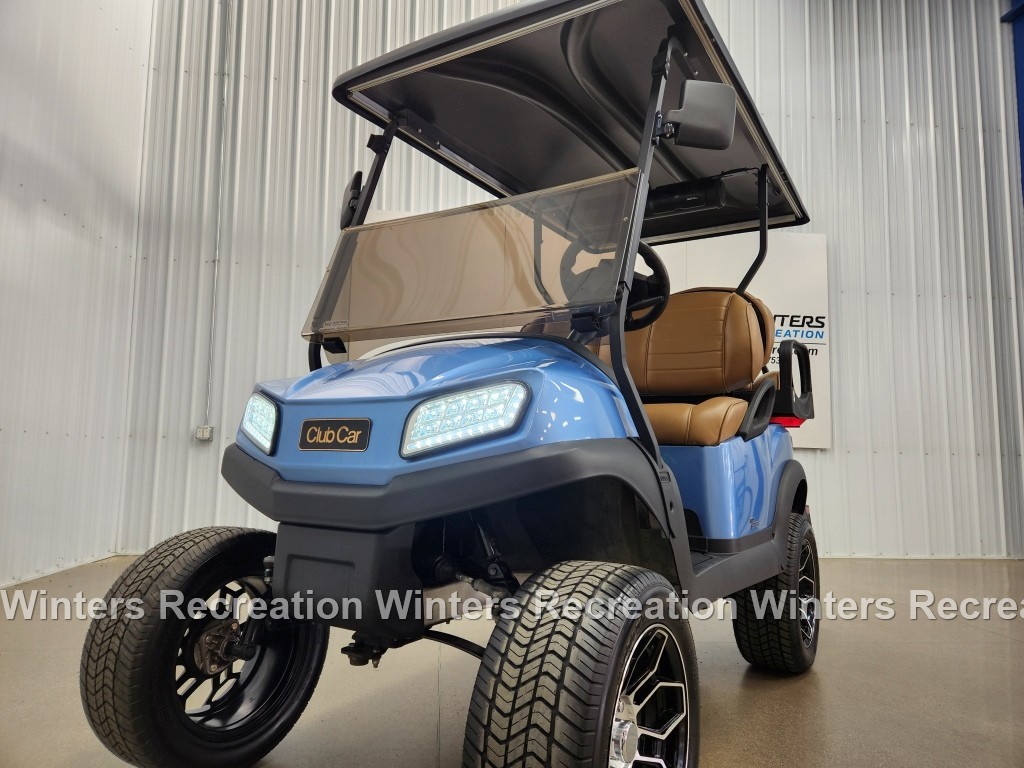 2021 Club Car Tempo Lithium Ion ECOXGEAR STREET READY Golf Cart, Ice Blue