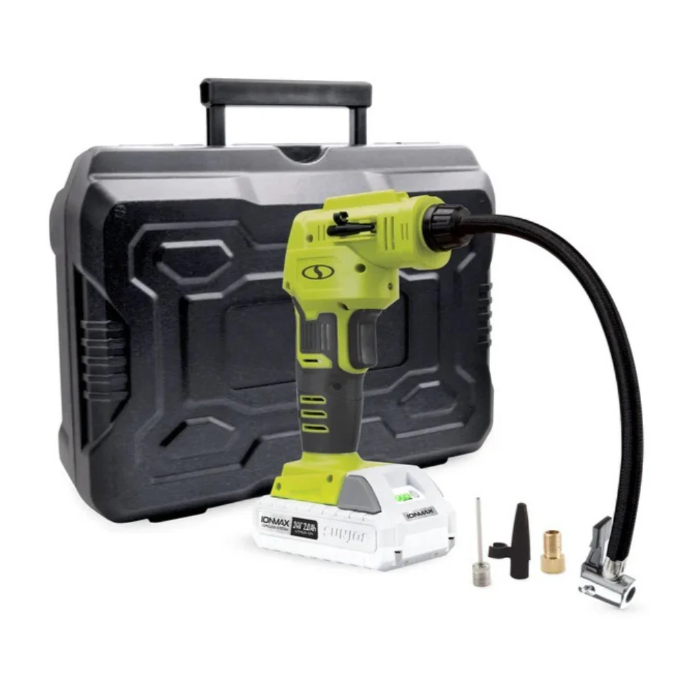 Sun Joe Auto Joe 24V AJC LTE 24 V IONMAX Cordless Portable Air Compressor Kit
