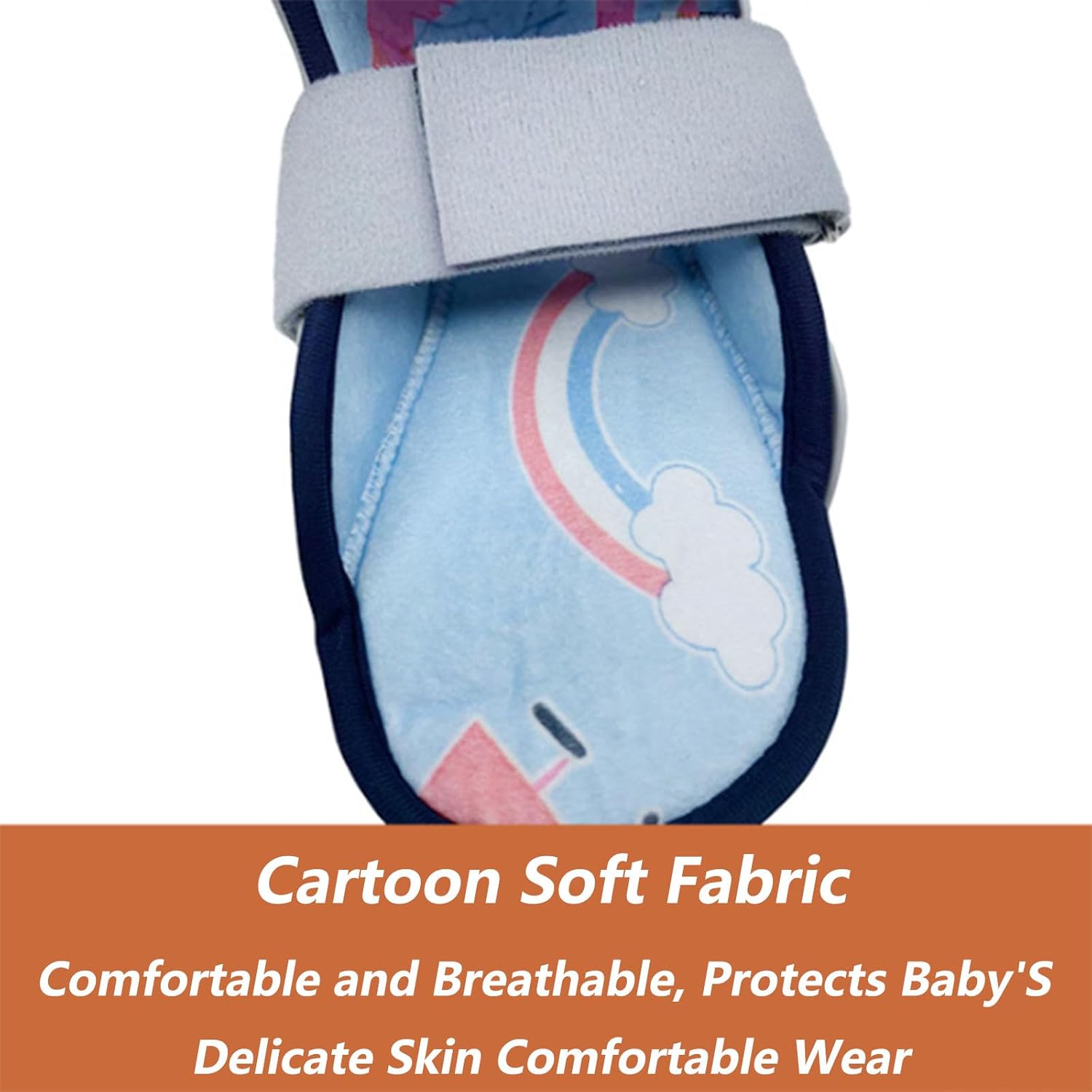 SFKLYU Kids AFO Drop Foot Brace Kids Ankle Foot Brace Drop Foot Splint for Child Toddler Ankle Foot Orthosis Night Splint,B Left,M