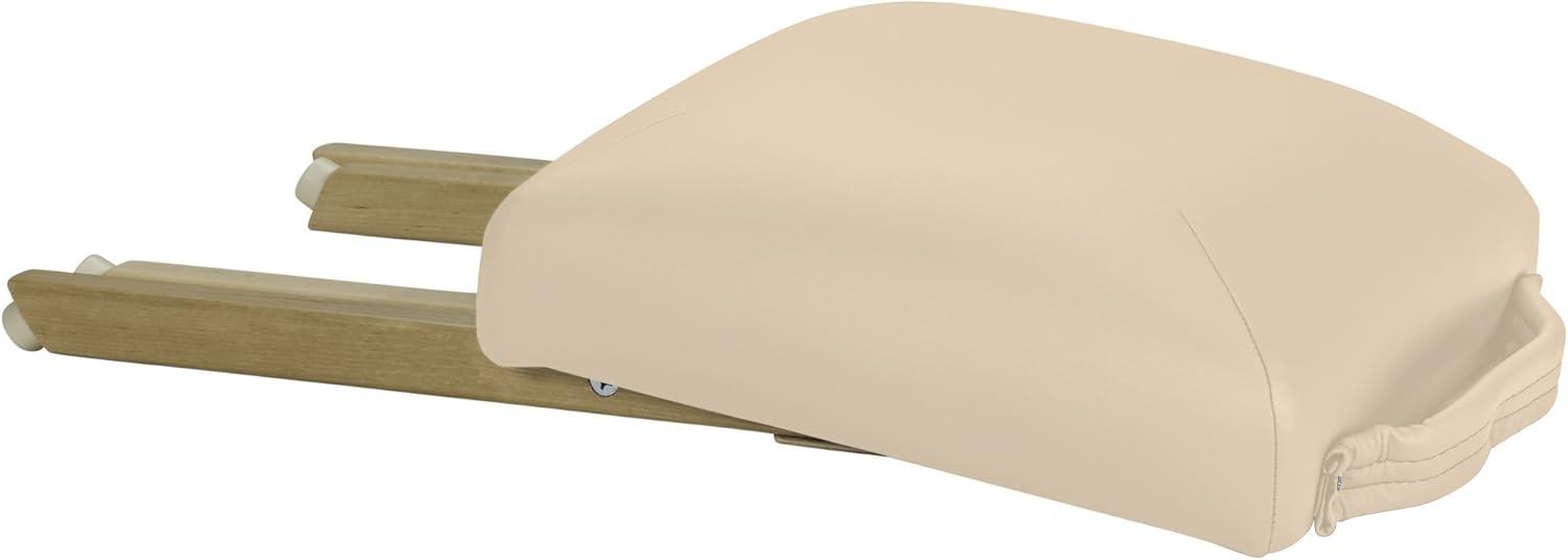 EARTHLITE Wooden Folding Stool - Hardwood Maple, CFC-Free, Massage Table Medical Spa Facial Salon Chair