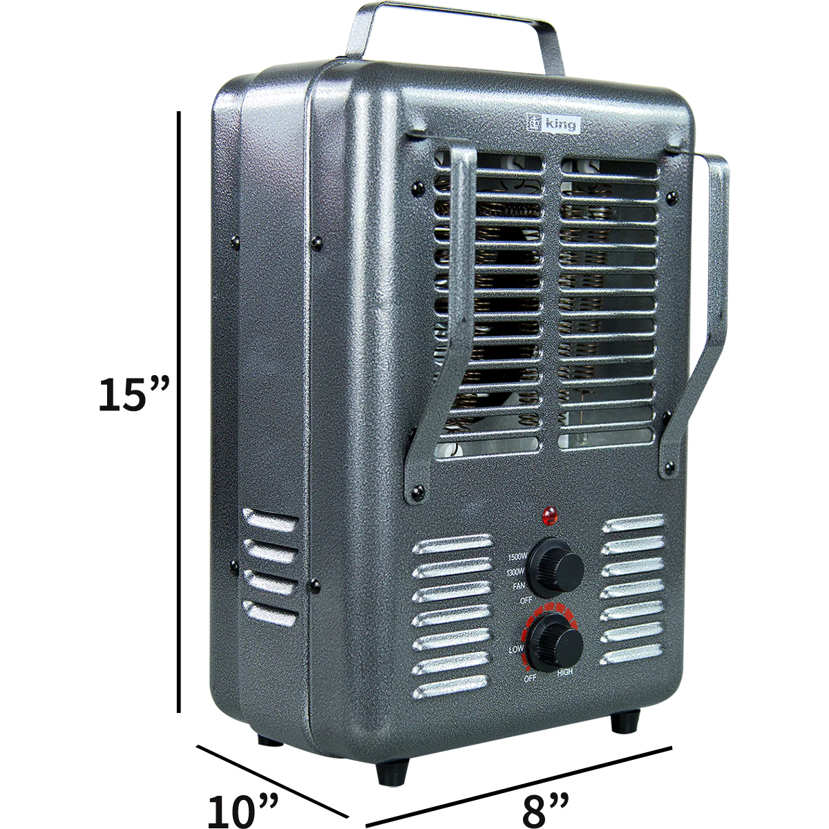 King Electric PHM-1 1500-Watt Portable Milkhouse Utility Heater