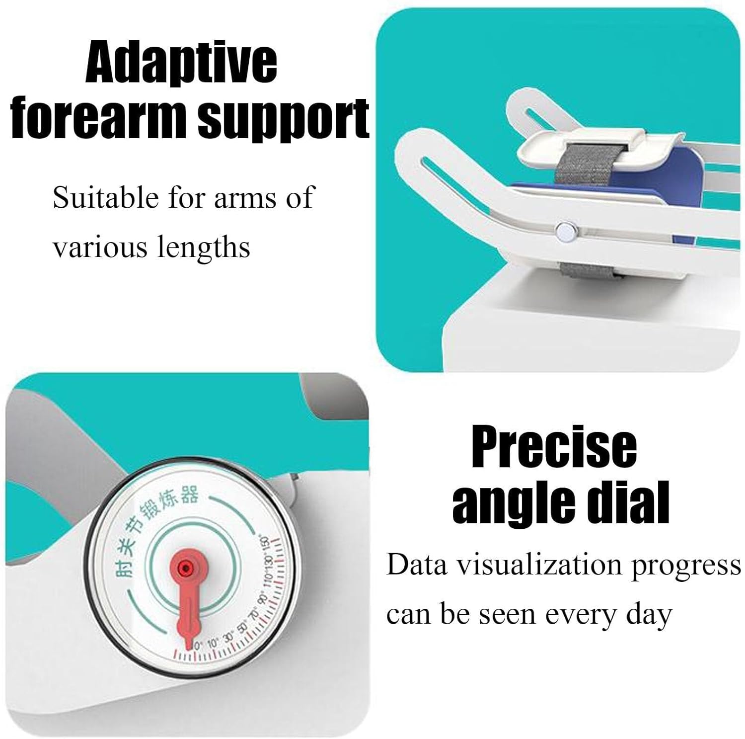 Electric Elbow Joint Rehabilitation Device,Elbow Brace Arm Exerciser,-10°~150° Adjustable Post Op Elbow Brace Stabilizer Splint,for Arm Fracture