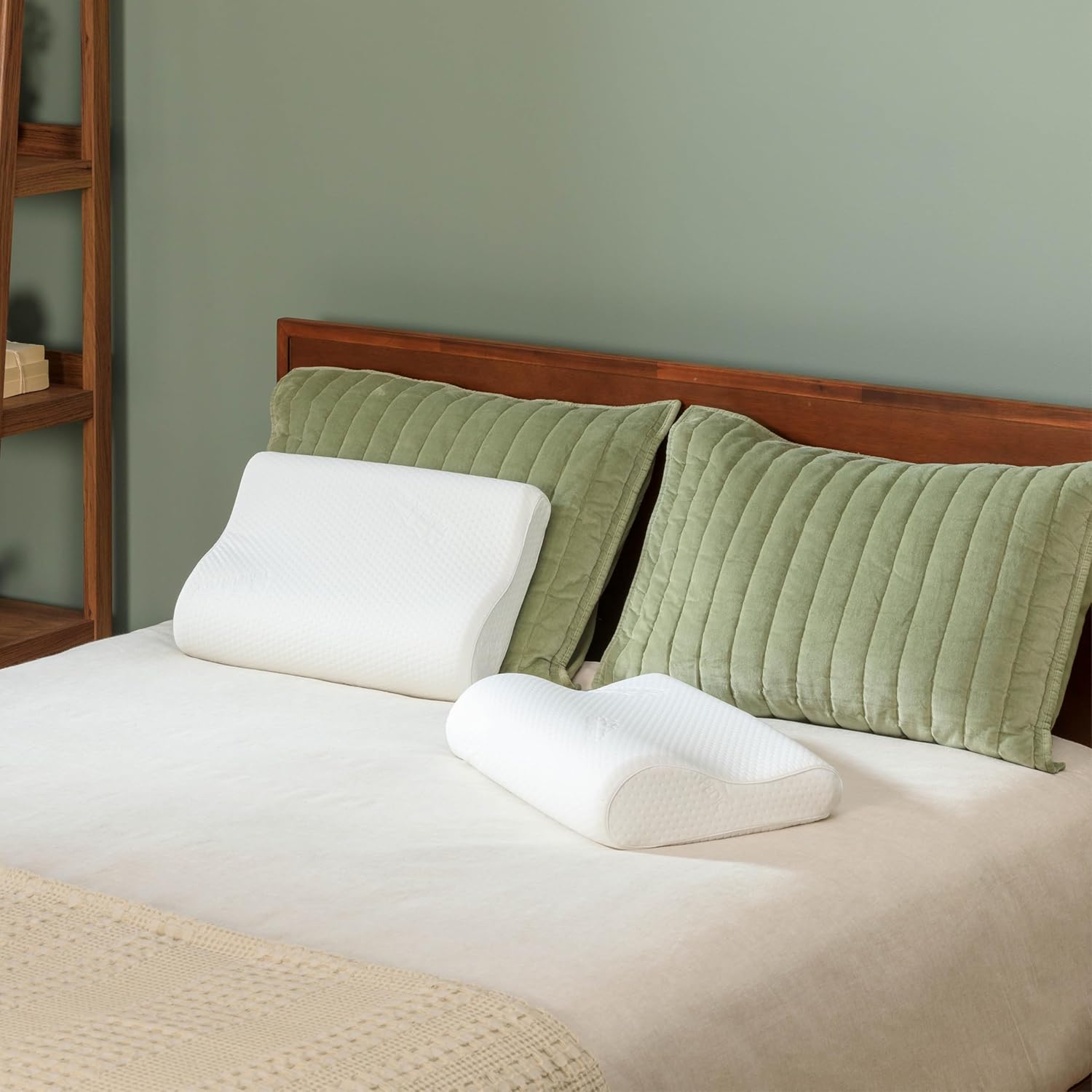 Tempur-Pedic TEMPUR Neck Pillow, Small Profile, White