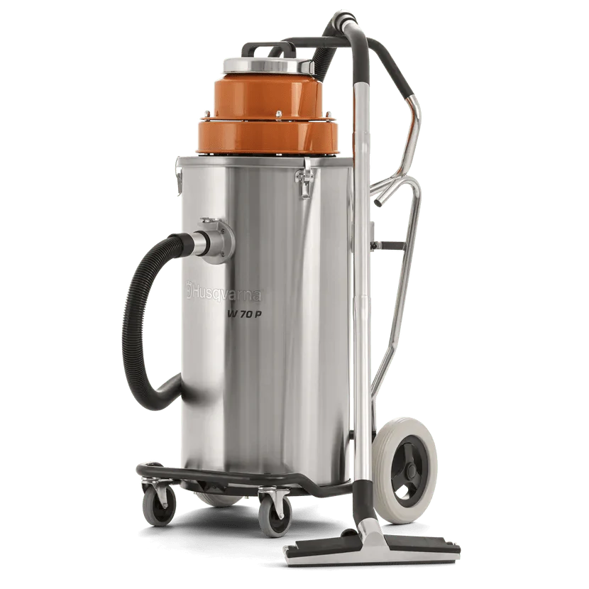Husqvarna W70 Wet Slurry Industrial Canister Vacuum