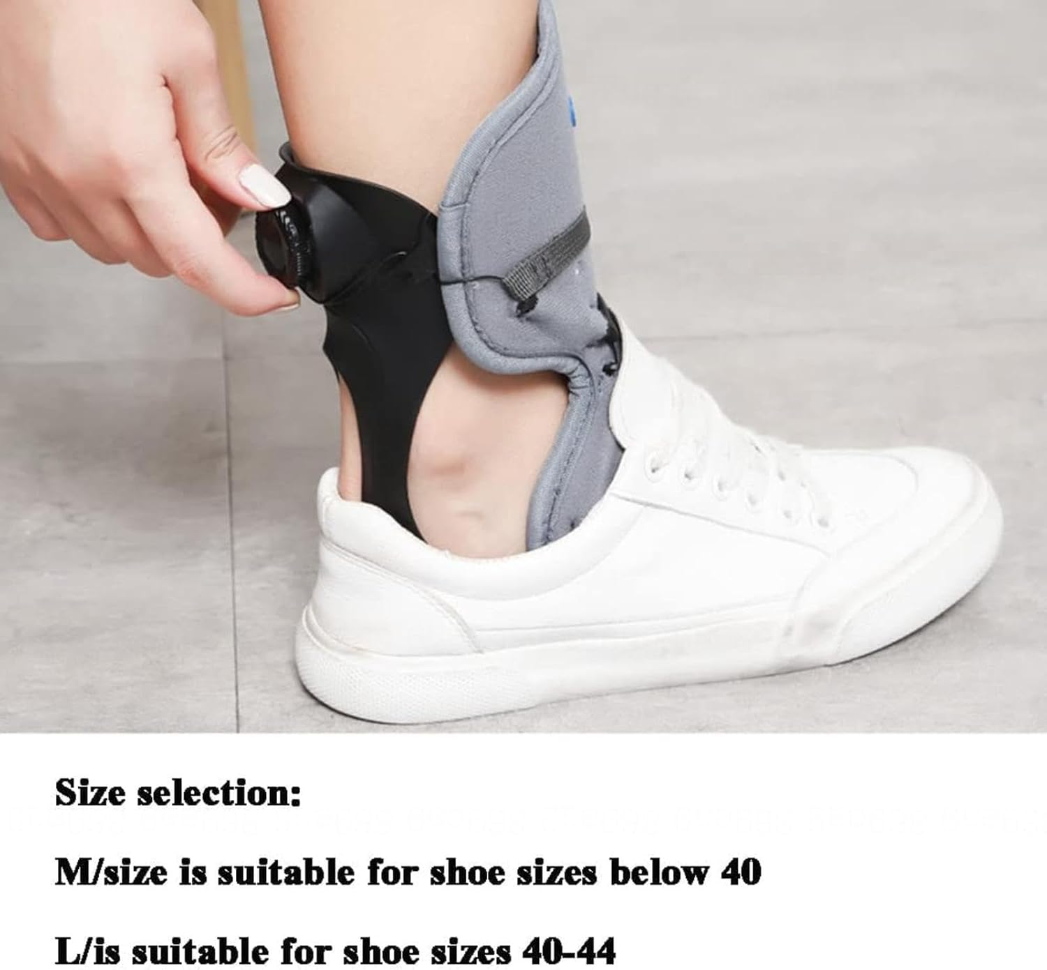Plantar Fasciitis Night Splint Brace Adjustable Foot Brace Wrap Achilles Tendonitis Women and Men Sleeping and Resting for Hemipleia Stroke Shoes Walking,Left-40-44