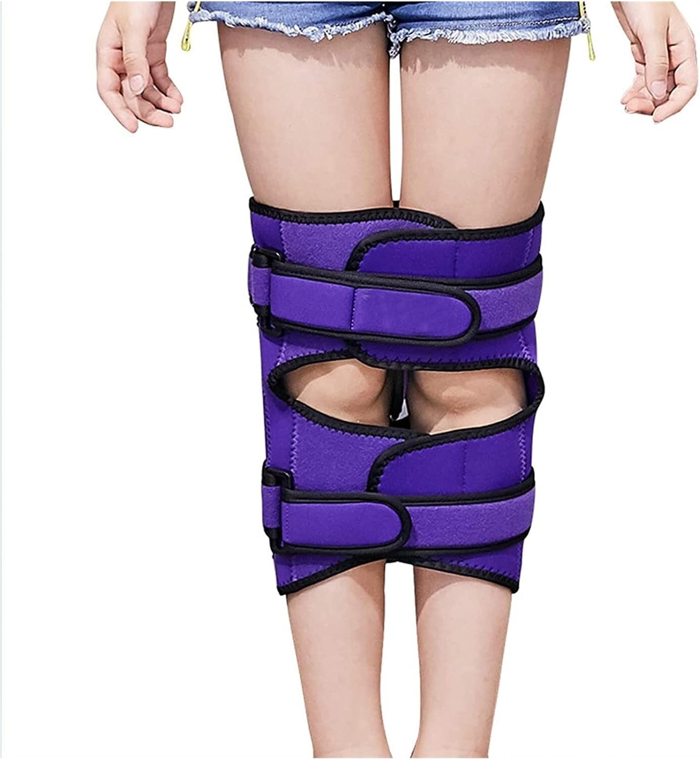 Leg Correction Belts Elasticity Leg Correction Belt Adjustable Leg Correction Band Durable Leg Corrector Device Used for Adult Correction Posture,Bl?-A,Purple-A