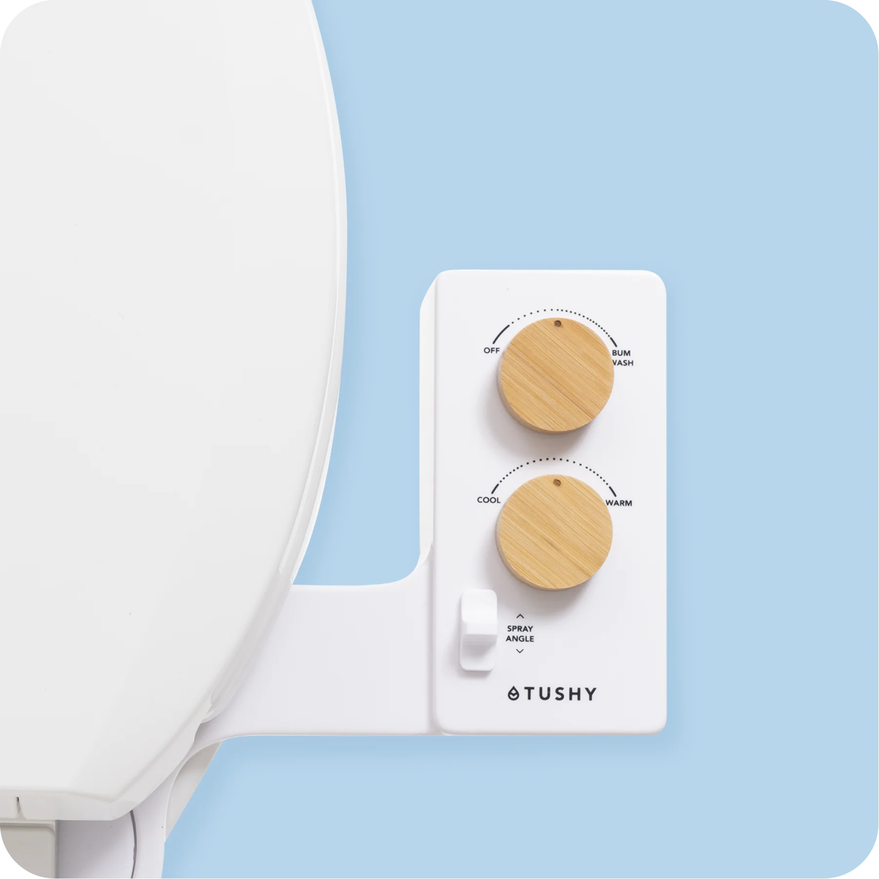 TUSHY Spa 3.0 Premium Bidet Attachment, Dual Temp Cold & Warm Water, Self Cleaning, Adjustable Pressure Nozzle & Angle Control