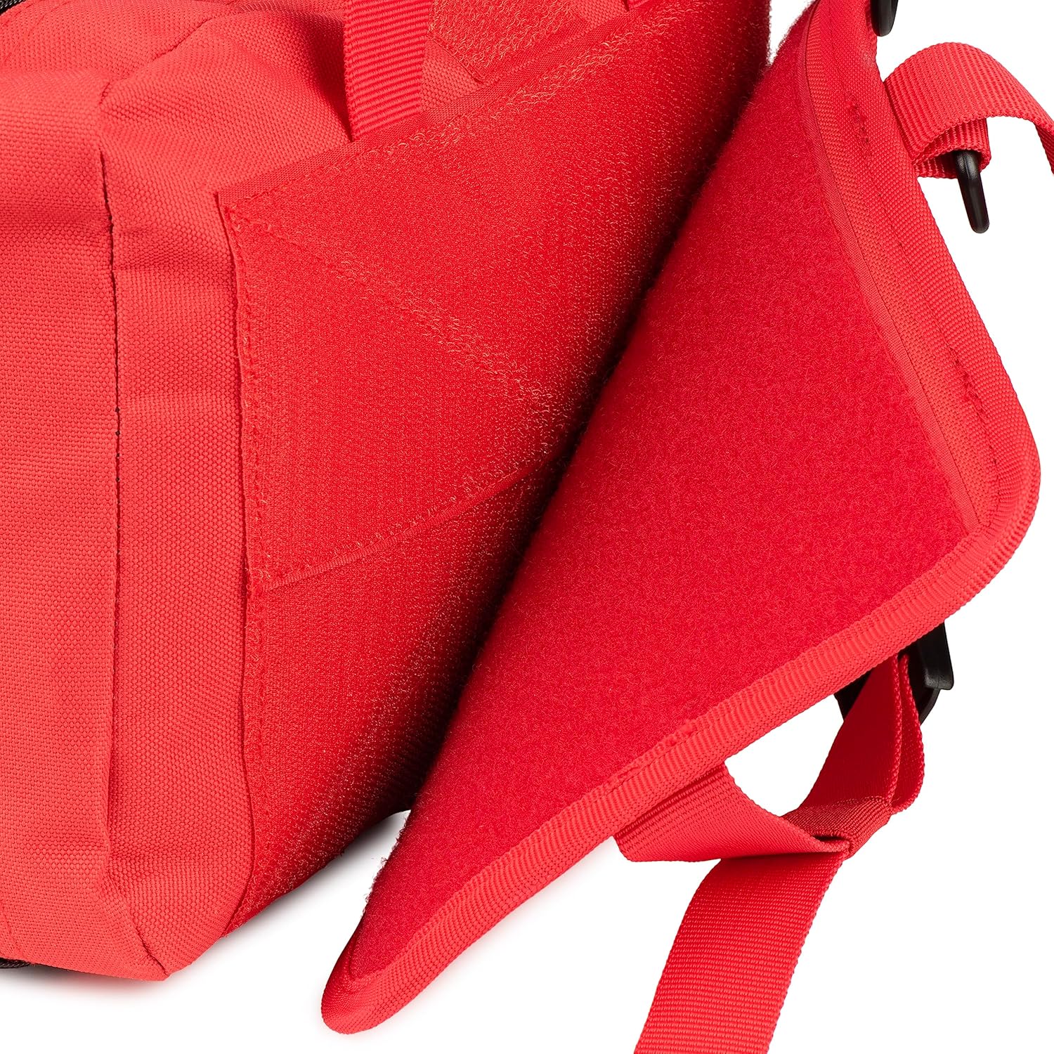 Scherber Vehicle IFAK Emergency Trauma Kit | 95+ Medical Supplies & Equipment, NAR Tourniquet & CPR Mask | Fully Stocked Rip Away Molle Pouch for Car, Home & Professional First Aid | Ultimate, Red