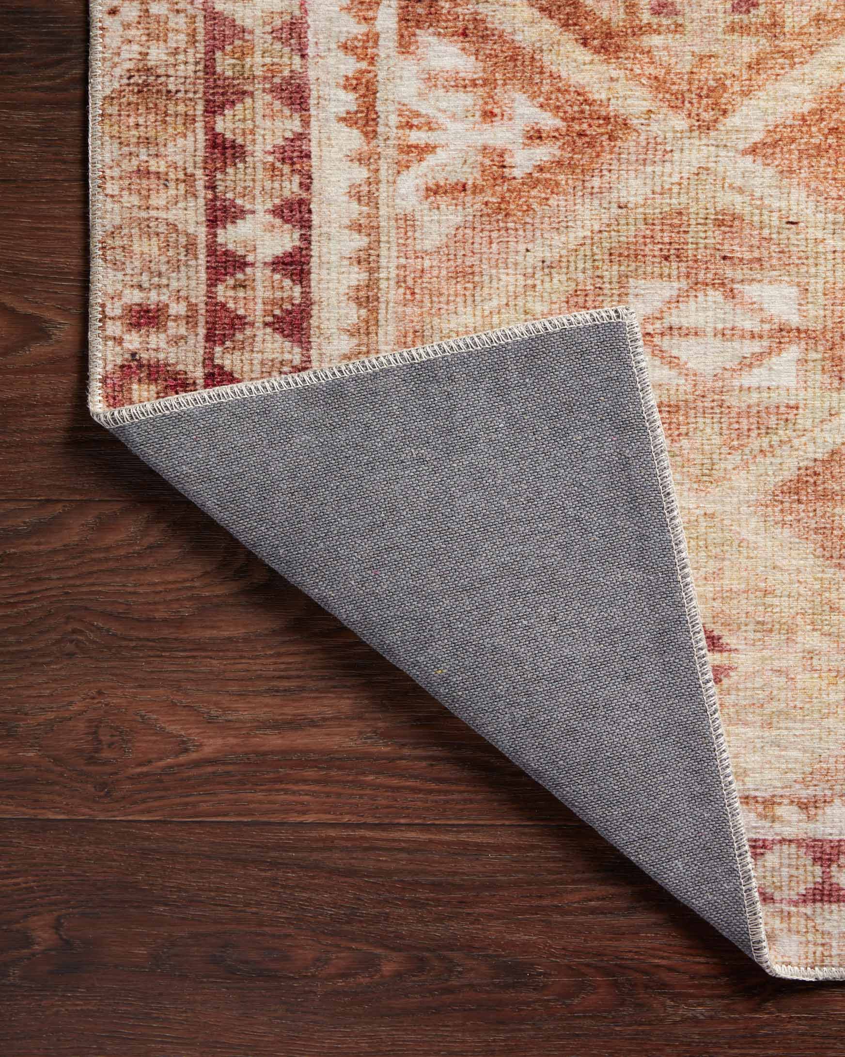 Loloi II Layla Collection - Traditional Power Loomed Rug in Natural & Spice (LAY-16)