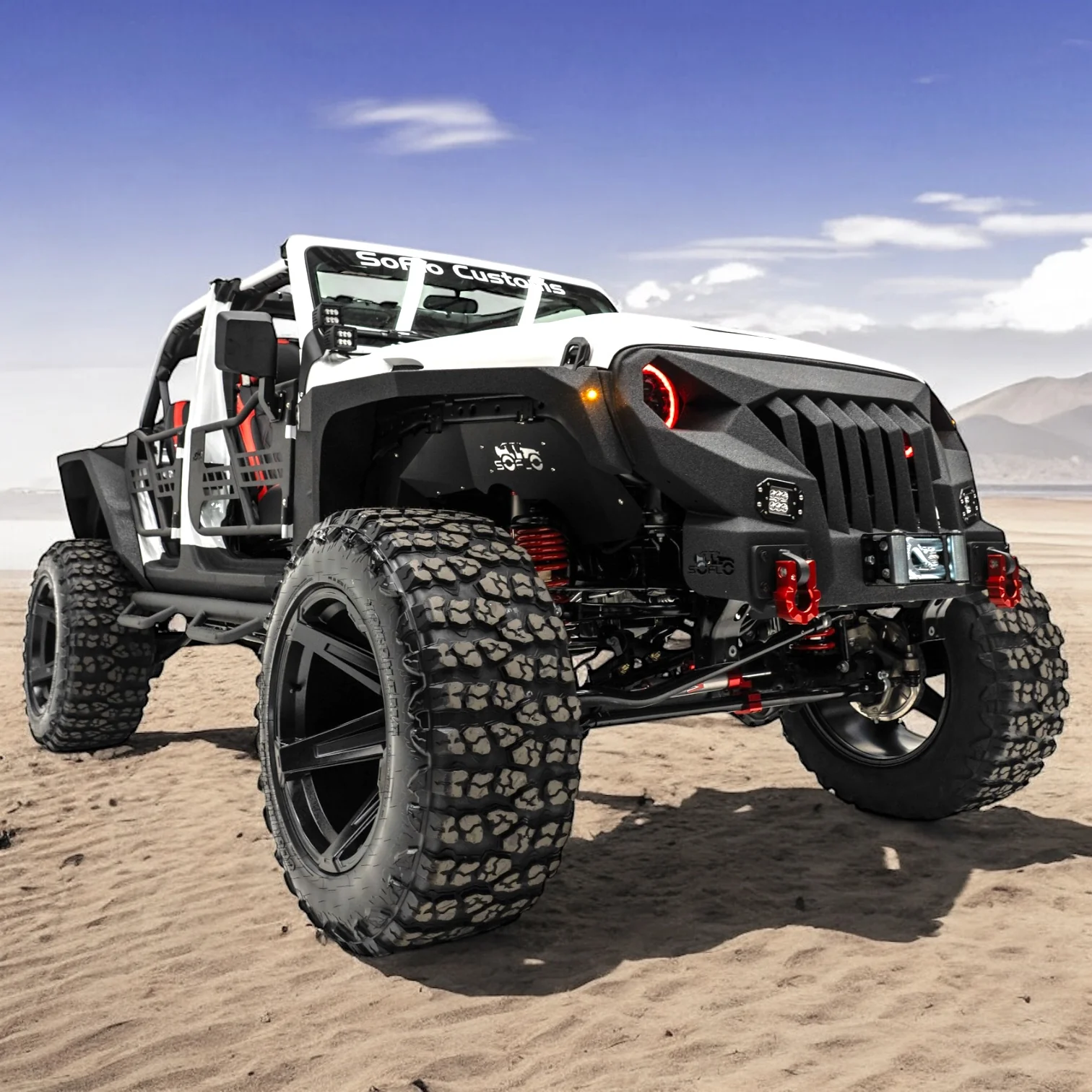 Jeep Wrangler Front Sniper Fenders 2018-2025