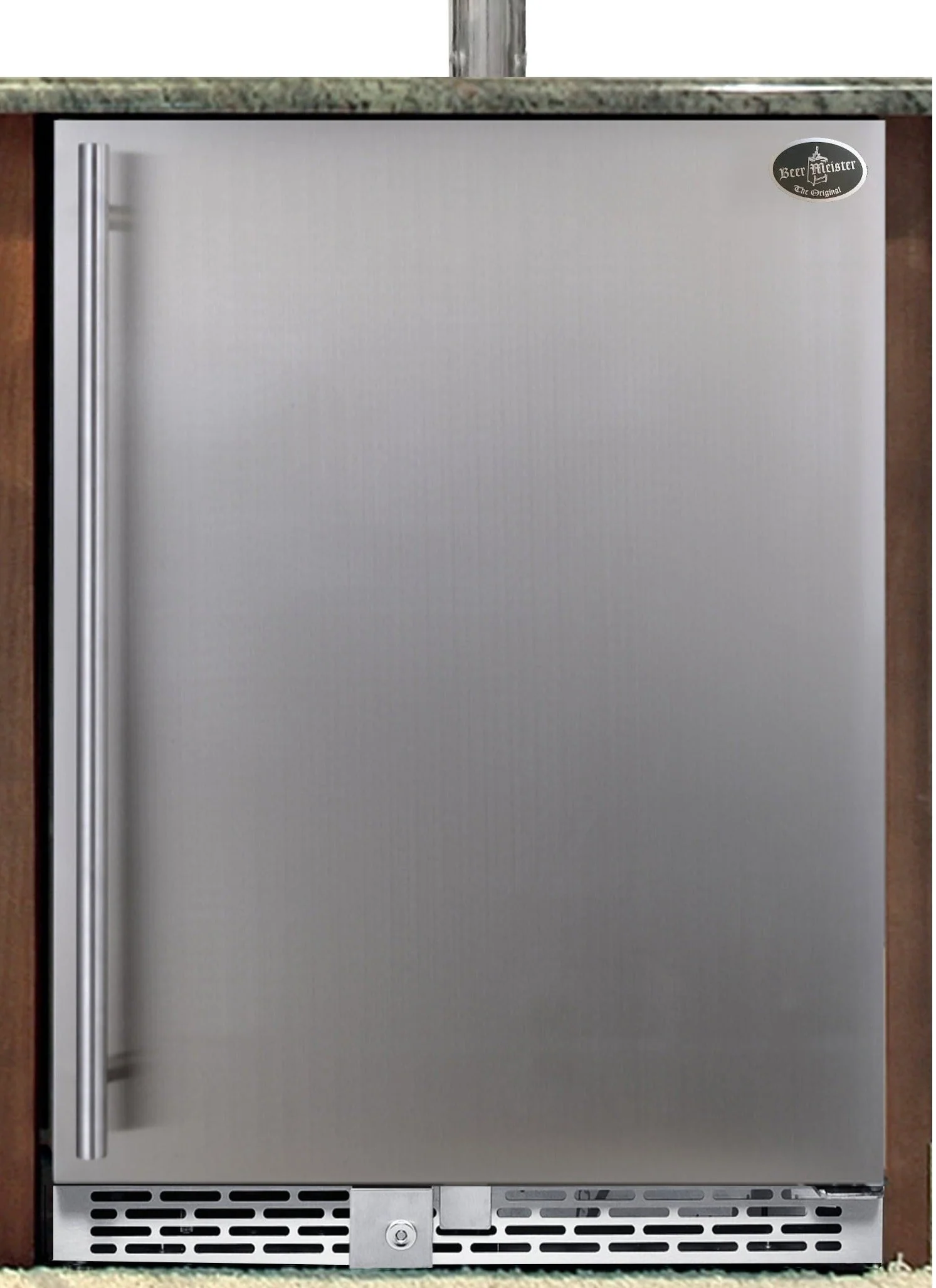 Beer Meister Premium Series Refrigerator Stainless Door Built-in Kegerator and Digital Temperature Control (Fridge Only) (BM1600SNT)