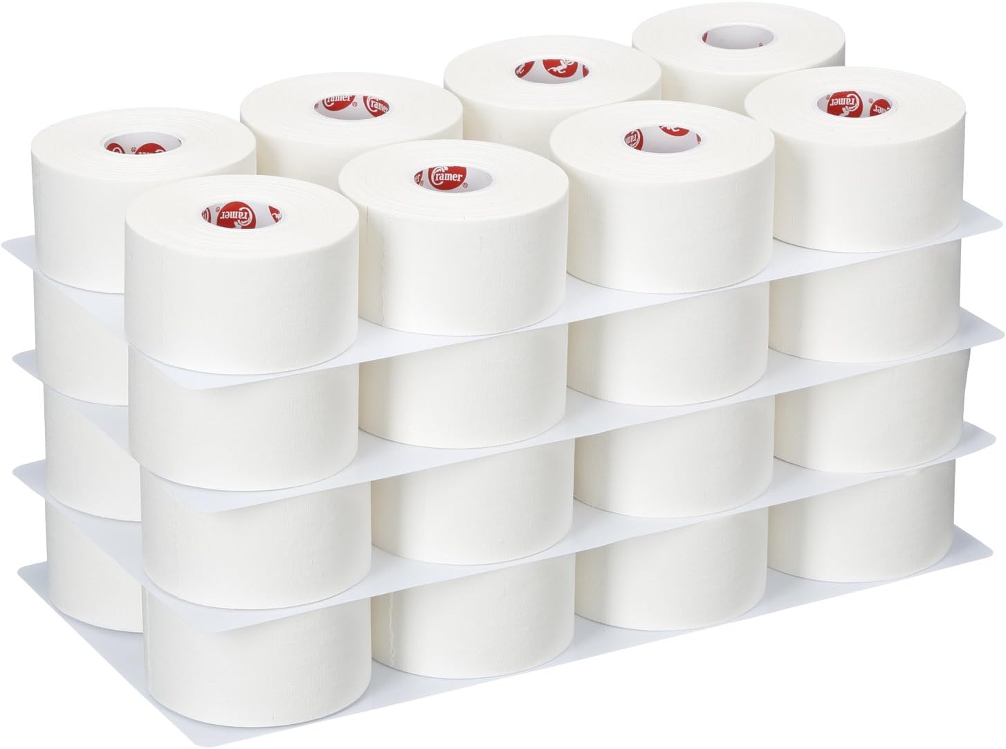Cramer 750 Athletic Tape (CS of 32) (EA) & Cramer Tape Underwrap, Bulk Case of 48 Rolls of PreWrap, 2.75