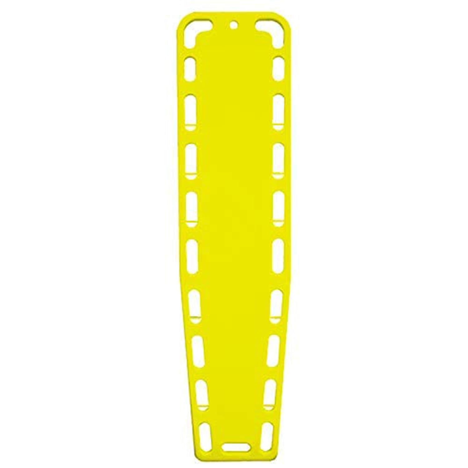 ASA Techmed Spine Board Stretcher, Patent Transfer EMT Backboard Immobilization, Base Board Yellow