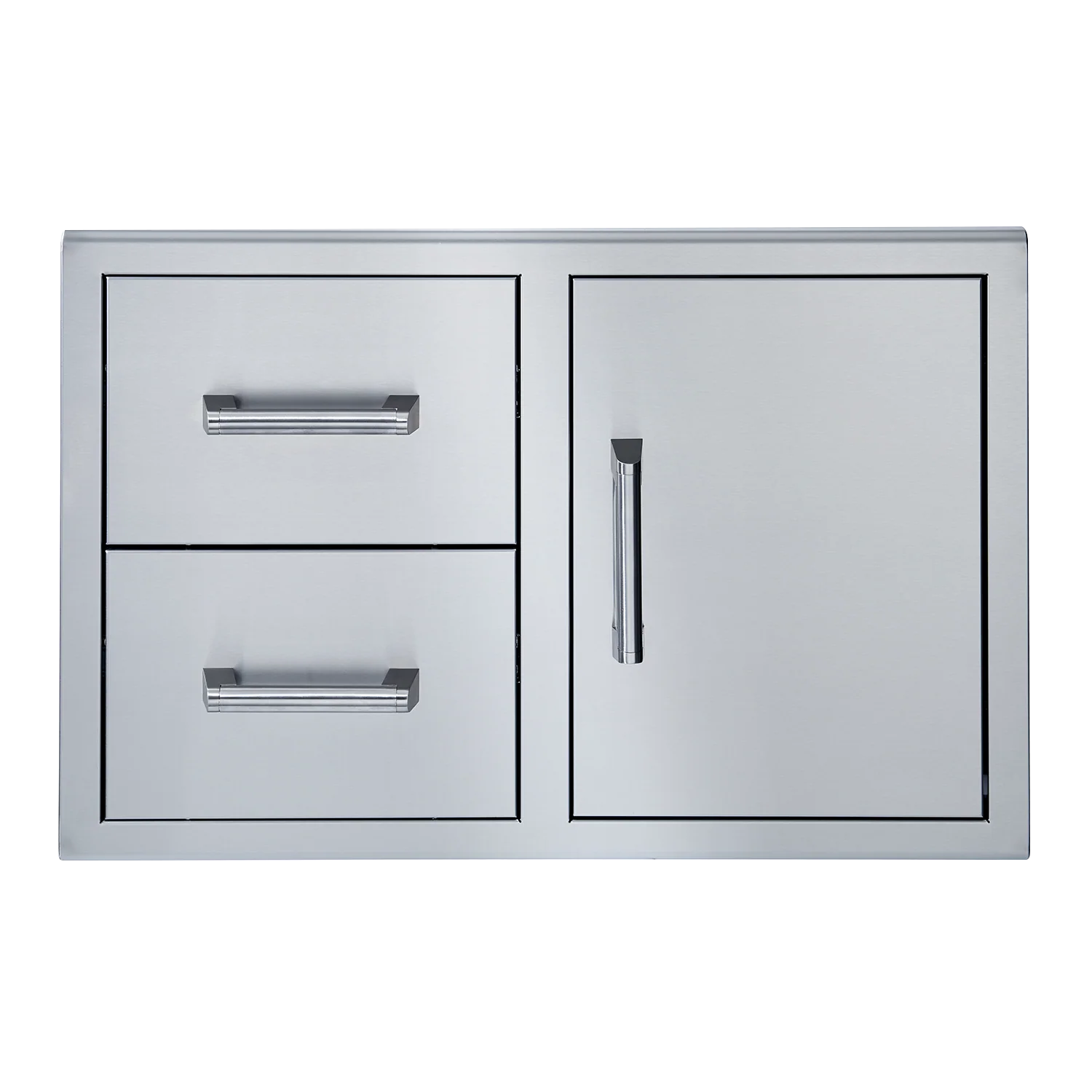 Broilmaster 34-Inch W x 22-Inch H Single Door with Double Drawer in Stainless Steel (BSAW3422SD)