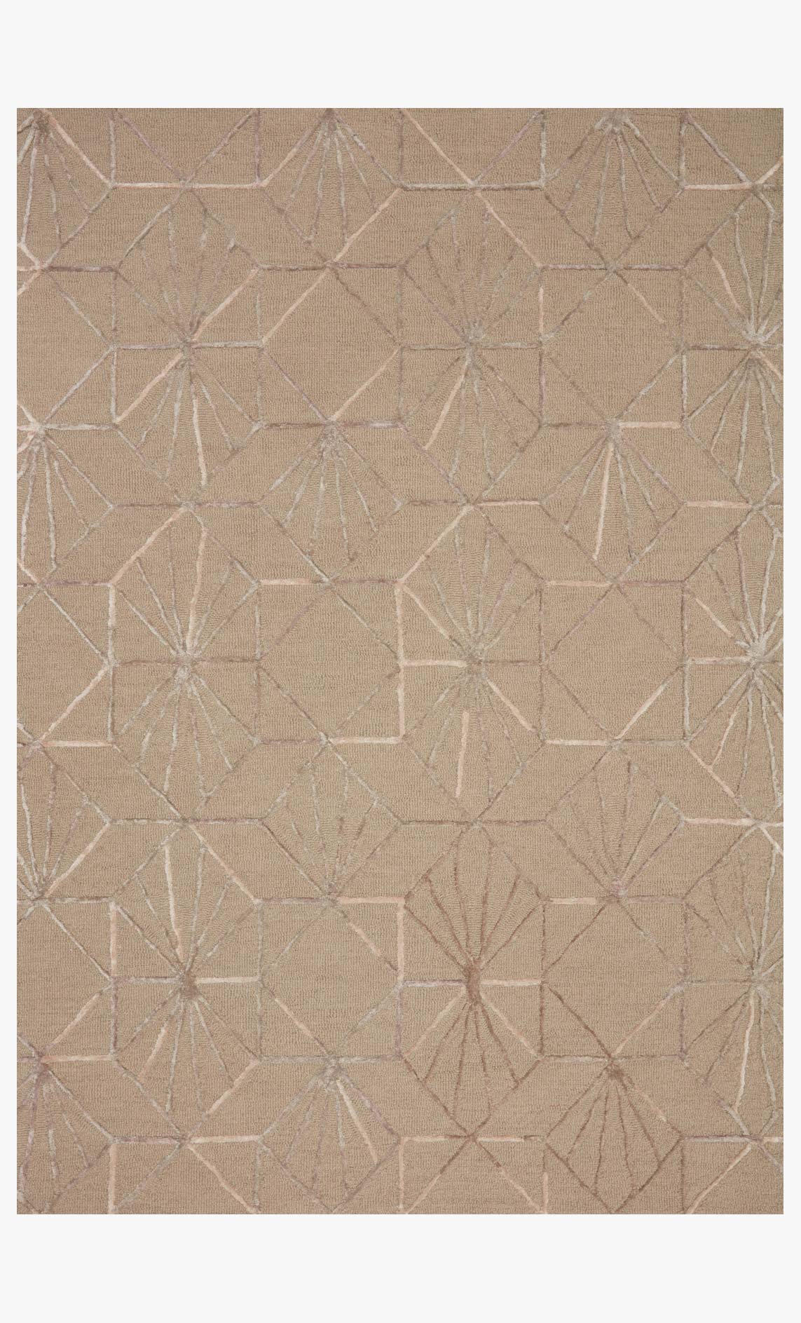 Loloi Verve Collection - Contemporary Hand Tufted Rug in Sand & Blush (VER-04)