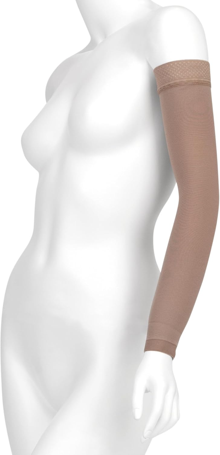 Juzo Dynamic Varin 3512 30-40mmhg MAX Armsleeve with Silicone Top Band for Women