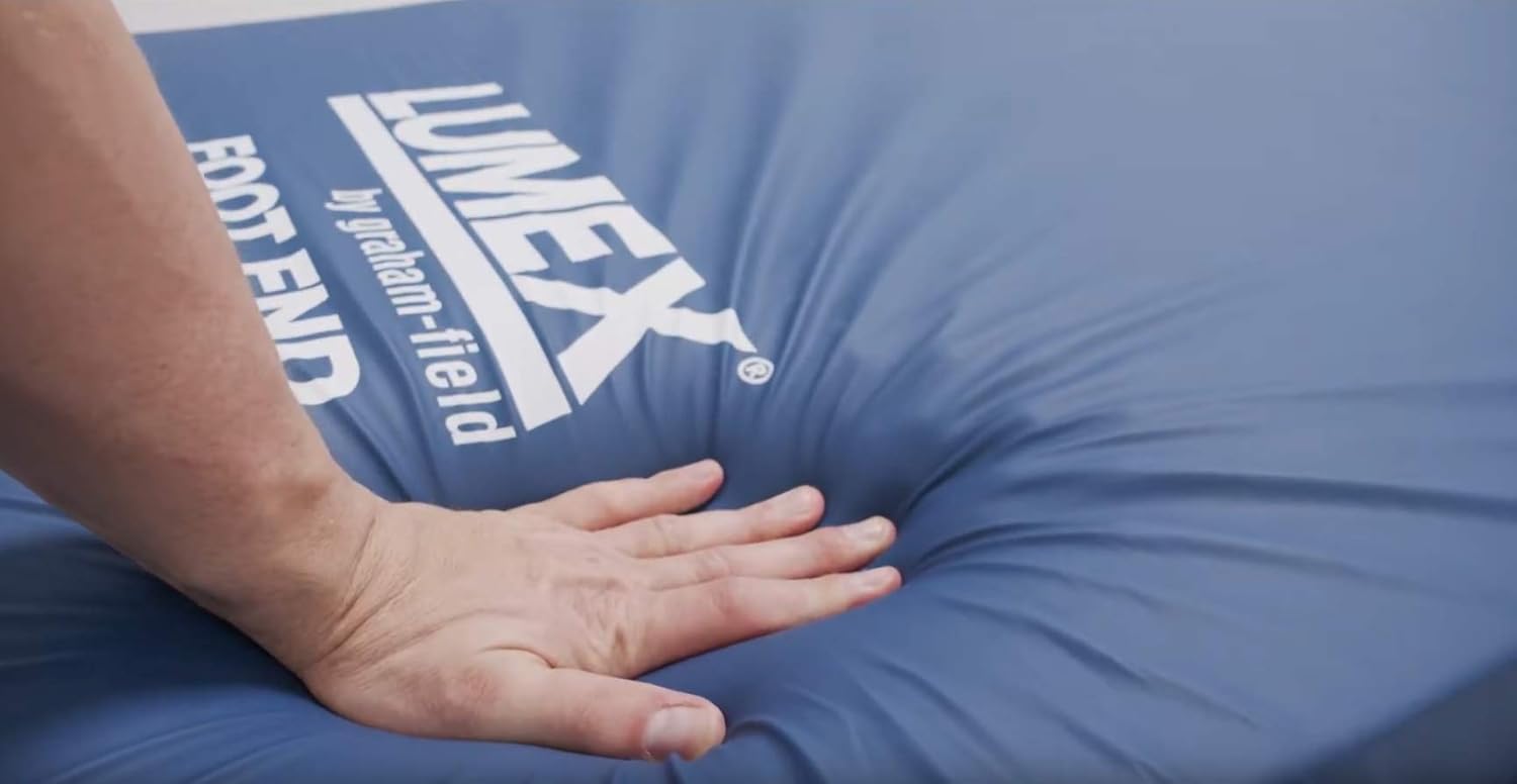 Lumex Select Hospital Bed Mattress, Multi-Layer Medical Foam, Fluid-Resistant, Wide Twin XL, 42x80