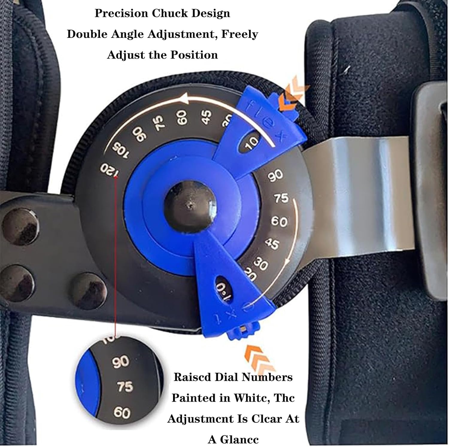 Hinged Elbow Brace Adjustable Post Elbow Brace Arm Splint Supporting from for Postoperative Arm Injury Recovery, Ligament and Tendon Repairs,Left-Left