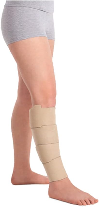 Juzo Reversible Versatile Support 30-60mmHg Calf Compression Wrap, Beige, L Max Regular